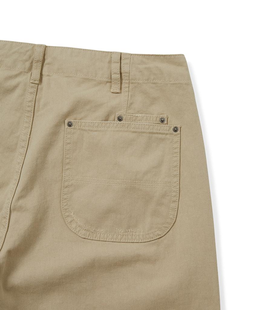 THISISNEVERTHAT Tnt Daniel Johnston Faded Twill Pant Khaki