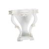 Dollhouse Miniature Furniture 1/12 Scale White Resin Side Table for Craft Enthusiasts and Dollhouse Collector