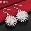 925 Sterling Silver Firework Pendant Earrings Fashion Wedding Jewelry