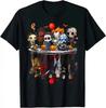 Film Horror Personaggio Costume di Halloween Regalo Maglietta Stile Gotico Grafica Maglietta Top Manica Corta Camicette per Bambini Adulti