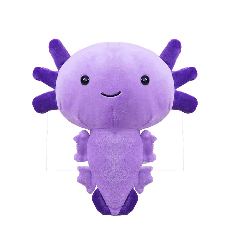Cute Axolotl Plush Toy, Soft Stuffed Animal Salamander Plush Pillow, Kawaii Plush Toy for Kids