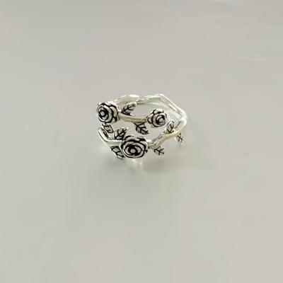 Retro Waldrose Dornenring - Frisches, Süßes, Vielseitiges Design für Damen