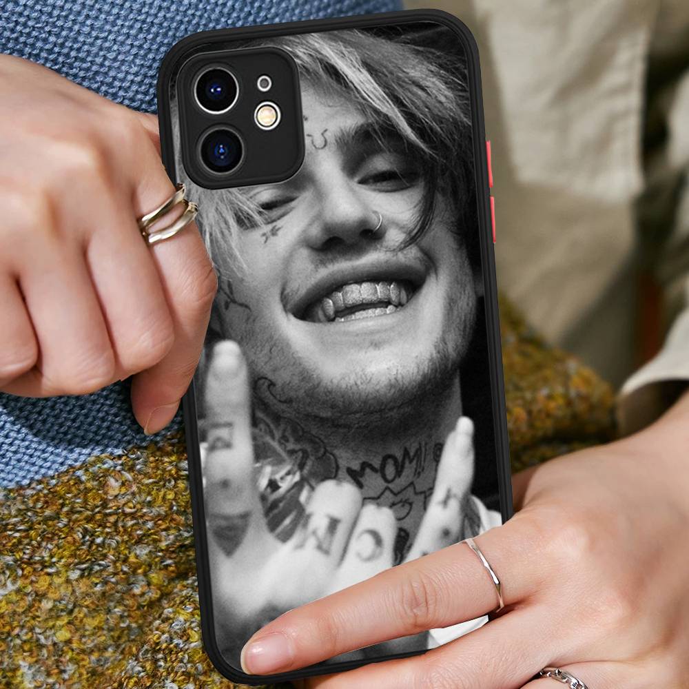 Emo Rapper Lil Peep For IPhone 16 15 14 Plus 13 12 11 Pro Max X XS MAX Translucent Matte Shockproof Cover