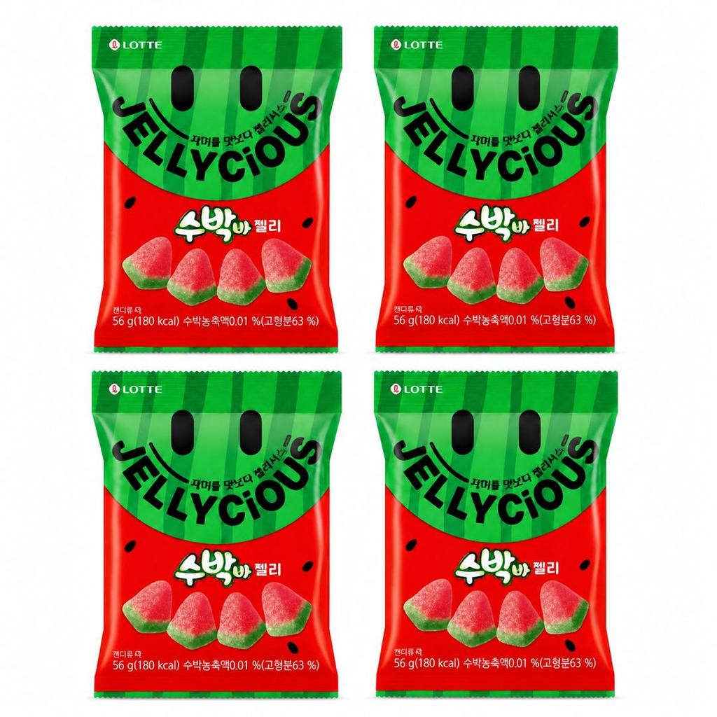 Lotte Wassermelone Weiche Süßigkeiten 56g
