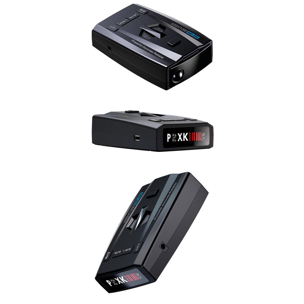Long Range Radar Detector Vehicle Speed Alarm System Front Rear Detection City Highway Mute Modes for Cars