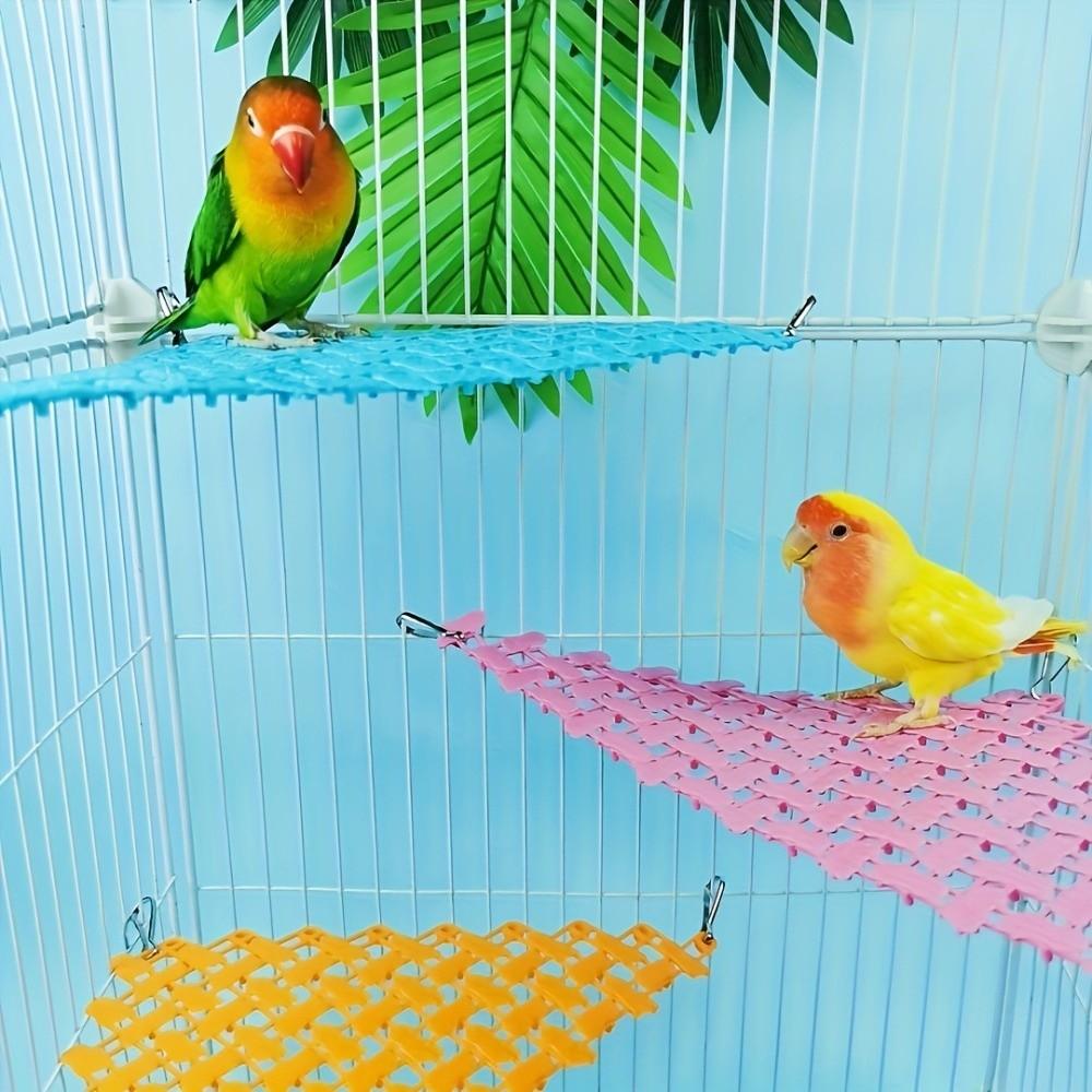 Atmungsaktive Papageien-Hängematten mit Haken Vogelkäfig-Zubehör Kleintier-Unterhaltung