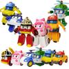 Korea Polis Robocar Robot Deformation Transformation Amber Roy Haley Anime Action Figure Cartoon Kids Toy For Children