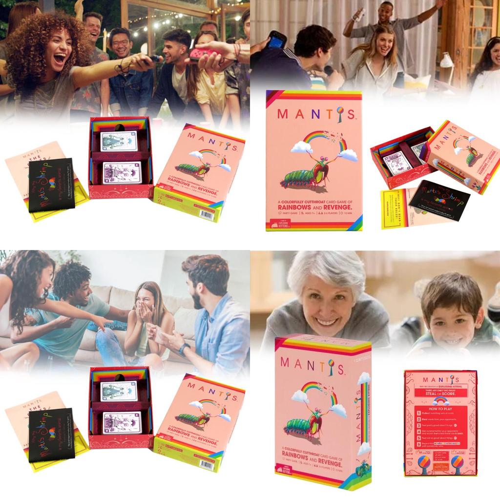 Mantis Výbušné kotě Mantis Párovací karetní hra pro vzrušující rodinná setkání