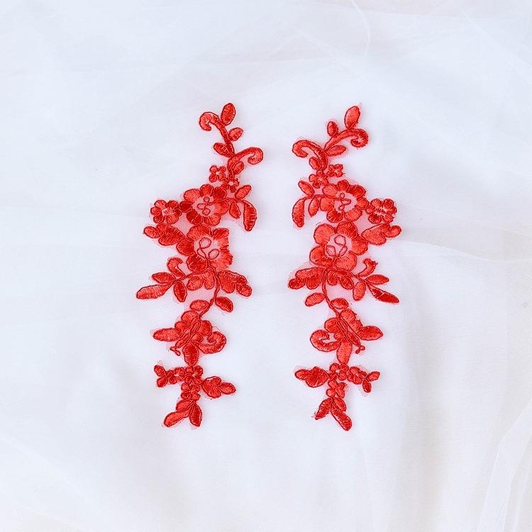 Wedding Dress With Flowers, White Car Bone Lace Flower Lace Accessories, Handmade Diy Jewelry Headgear Flower Patch