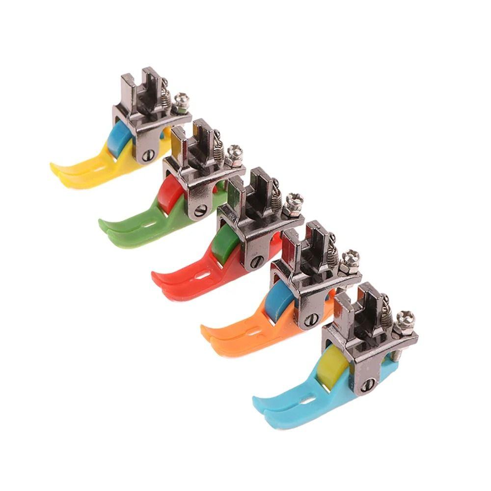 1Pcs Replaceable Narrow Roller Presser Foot Lockstitch Plastic Wheel Presser Feet Universal Sewing Machine Accessories