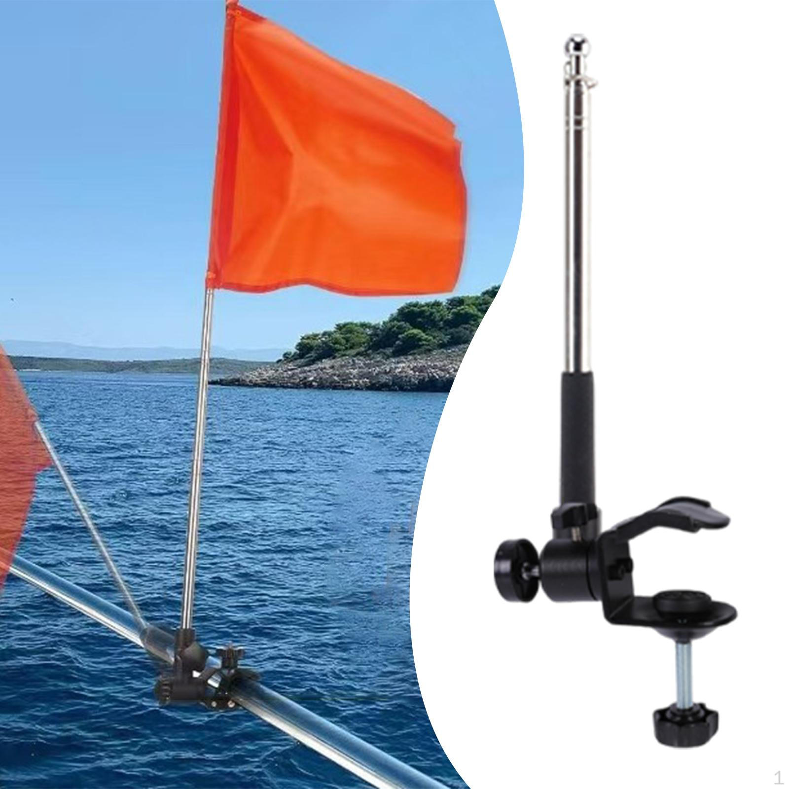 

Регулируемый держатель флагштока для лодки 1,2 м для релингов 0,6-1,75 с вращением на 360° U Clamp