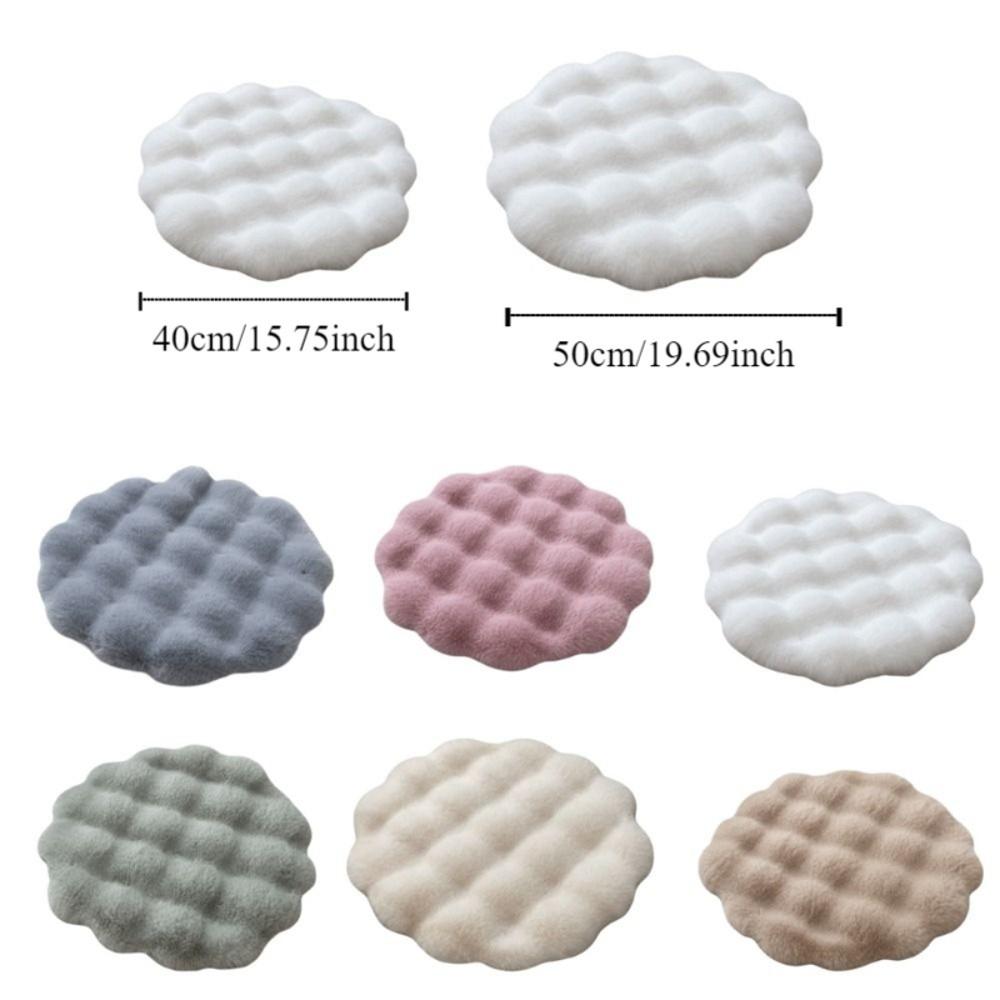Puppy Nest Mat Warm Cat Nest Non-Slip Fleece Dog Sleeping Pad Soft Round Cat Floor Mat Pet Accessories