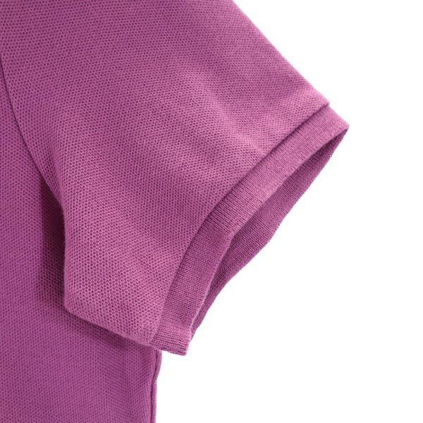 HUNTING WORLD Logo Embroidery Short Sleeve Polo Shirt S Purple Women Used