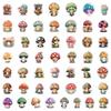 50 Cute INS Mushroom Graffiti Stickers Computer Mobile Phone Water Cup Decoration Stickers Waterproof Creative Children's Stickers