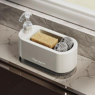 Durable 650ML Soap Dispenser Press Type Reusable Detergent Bottle Shower Gel Refill Bottle Household