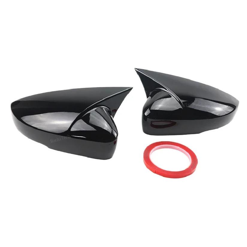 Hochwertige Seitenrückspiegelkappe für Volkswagen VW Polo MK5 6R 6C 2009-2017 Ochsenhorn-Stil Außenkappen Schalenhülle Zierleiste