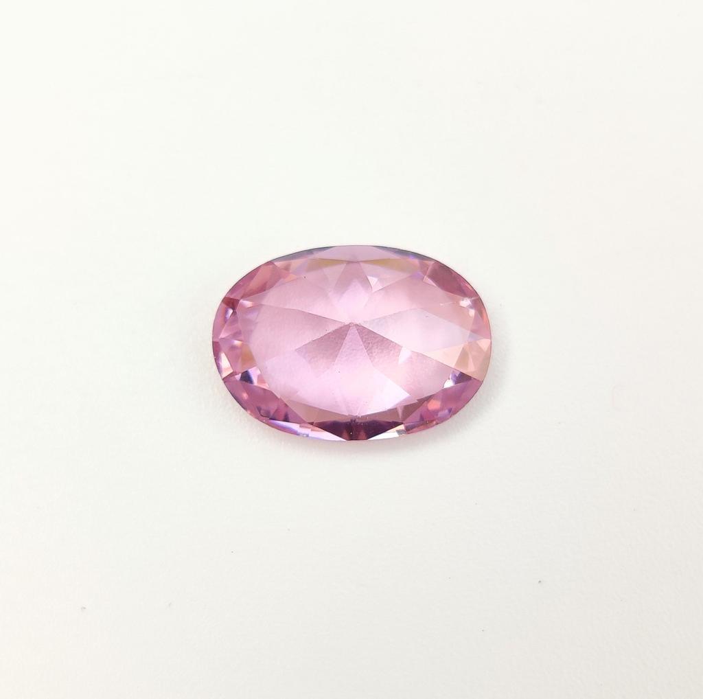 Outstanding Pink Color Natural Zircon Faceted Stone, Oval Shape Zircon Lot.