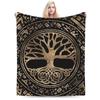 Tree Of Life Yggdrasil Amethyst Flannel Blankets Vikingg Awesome Throw Blanket For  Sofa Bedding Lounge 200X150Cm Rug Piece