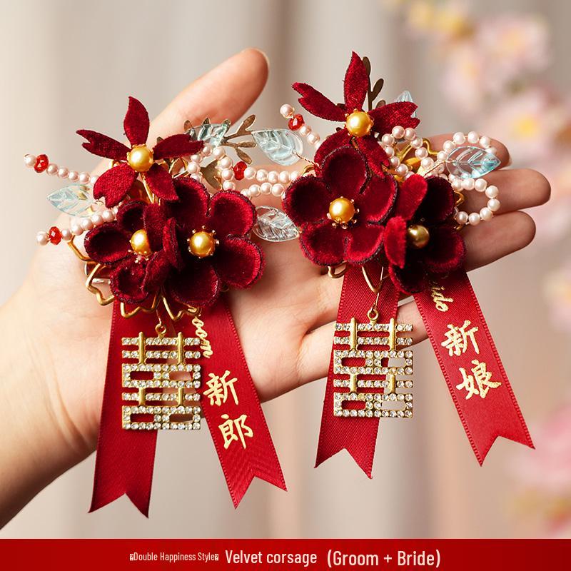 Wedding Boutonniere & Corsage for Groom, Bride, Parents, Best Man, Bridesmaid