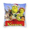 Cartoon Monster Shreks Pillowcase Printed Polyester Cushion Cover Decoration Throw Pillow Case Cover Home Zipper 40X40Cm