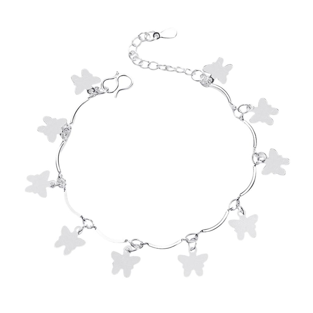 Elegant Silver Plated Bracelet Featuring Minimalist Korean Design And Playful Shark Elements For Fashion Forward Women
