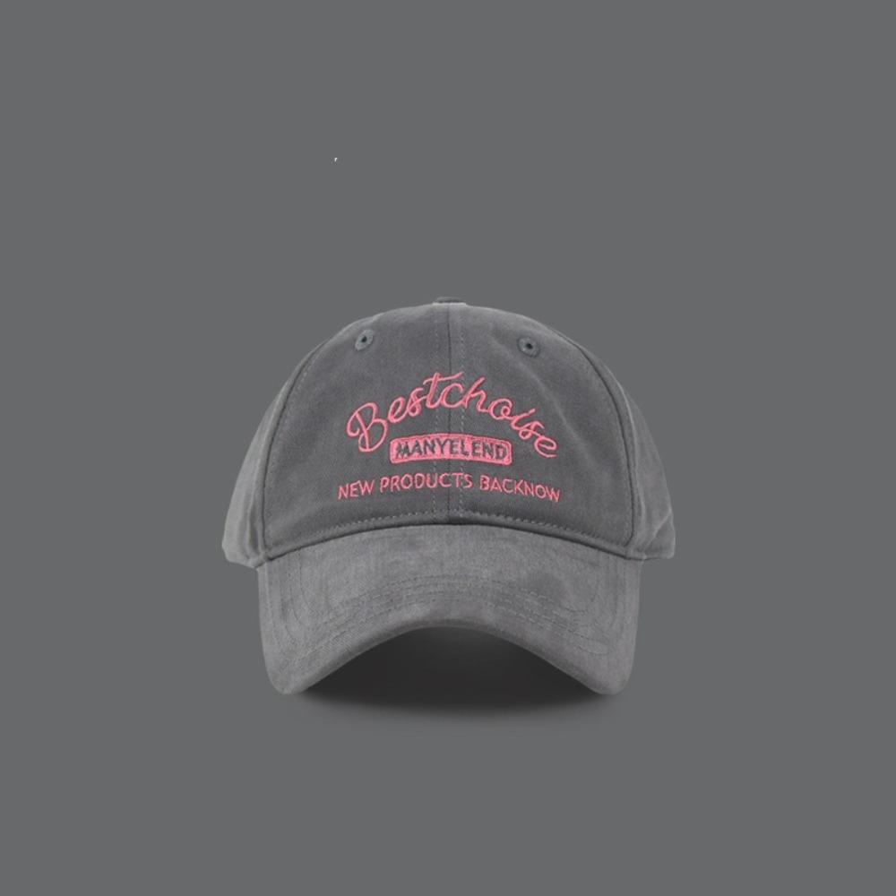 Letter Embroidery Baseball Cap Cotton Duck Tongue Hat New Sun Visors  Women