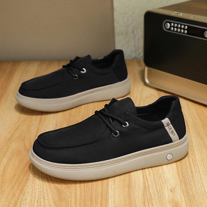 

Fashion Men s Loafers Casual One Foot Shoes Soft Penny Loafers Men s Lightweight Driving Boat Shoes classic for men flat shoes man 2025 39 чёрный