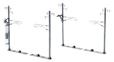 KATO N Gauge Jednokolejný široký řetězový sloup Jasan 20 dílů 23-066-1 Železniční modely