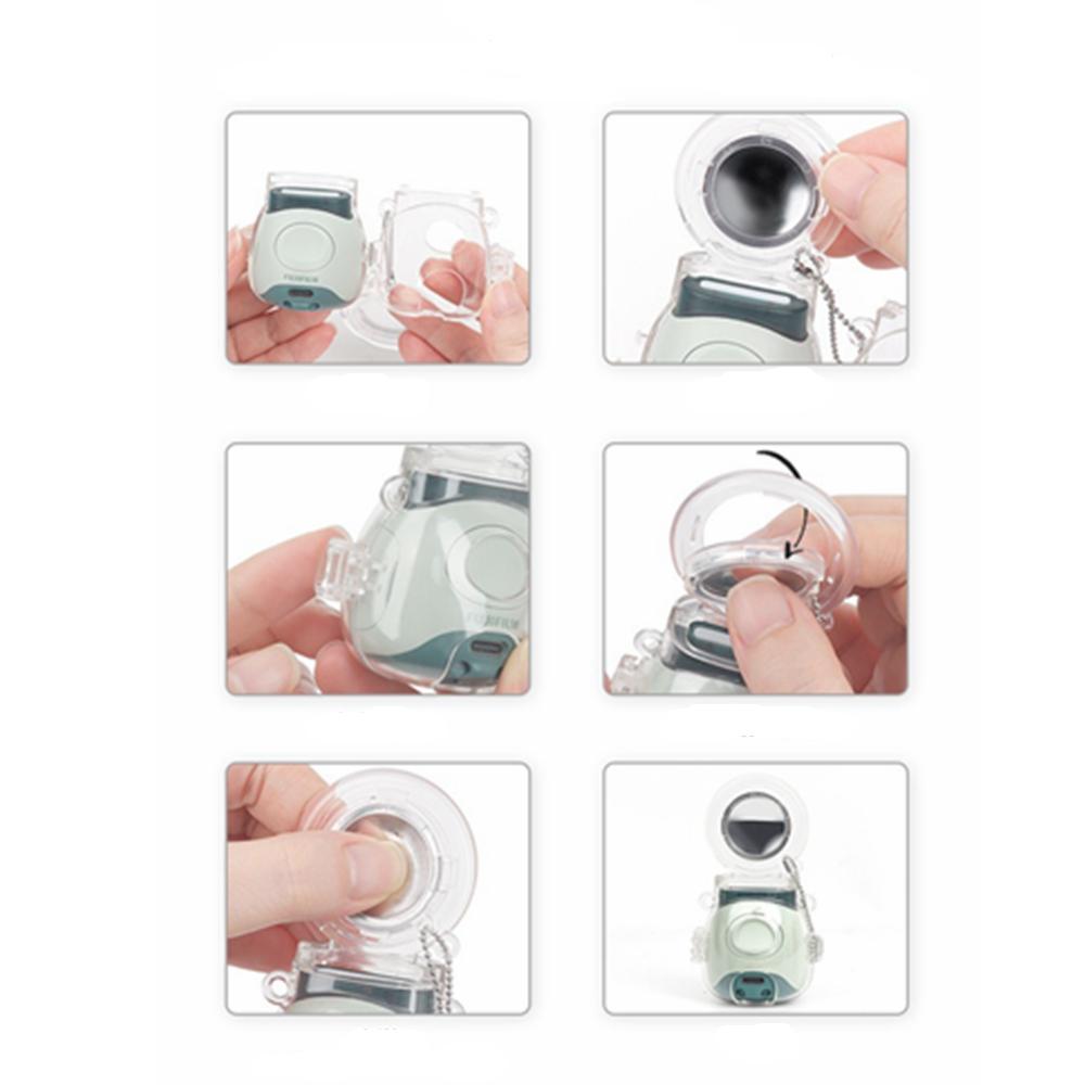 [Film Lab] Instax Pal Transparent Case with Selfie Mirror Camera Protective Case CAA36