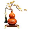 Gourd Ornament: Luxurious Chinese Home Decor for Living Room or Office – Attracts Fortune and Prosperity, Perfect Housewarming Gift
