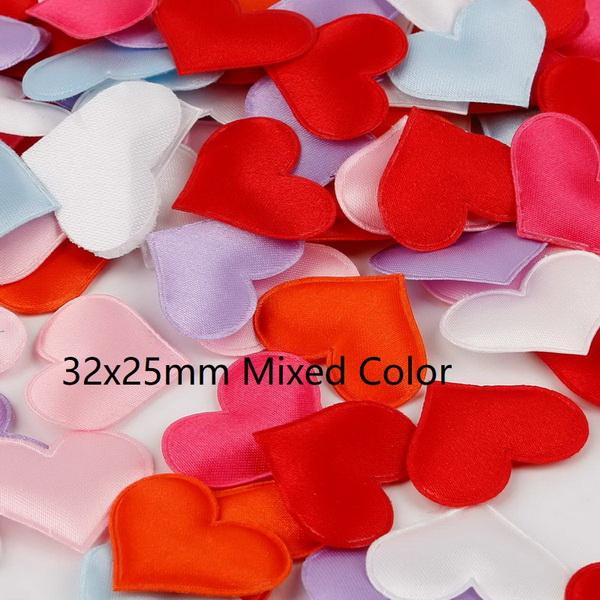 100Pcs 2cm 3cm Love Heart Shaped Sponge Petal For Wedding Decoration Handmade DIY Petals Birthday Table Decor Party Supplies
