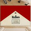Alfombrillas Retro M-Marlboro Antideslizantes Absorbentes de Agua Cojín Largo para Dormitorio Alfombras Domésticas