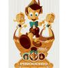 Disney Diamond Painting Pinocchio Creative Poster Cute Cartoon Cross stitch Complete Set of Creative Mosaic 5D DIY Home Decoration