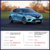 Kohlefaser-Türgriffabdeckung für Renault Clio Lutecia 5 V MK5 BF     Auto-Schutzzubehör Style-Aufkleber