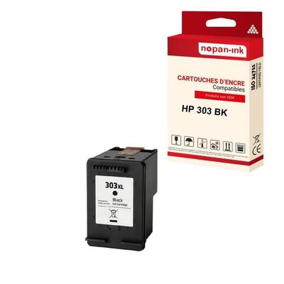 NOPAN-INK - X1 Cartouche HP 303BK XL Compatible HP Tango - Envy Photo 6200 Series, Photo 6230, Photo 6232, Photo 6234, Photo 7100 S