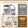Aimeida Golden Crown PL8 Electric Tricycle Sunshade Curtains: Decorative Sun Protection & Mod Accessories