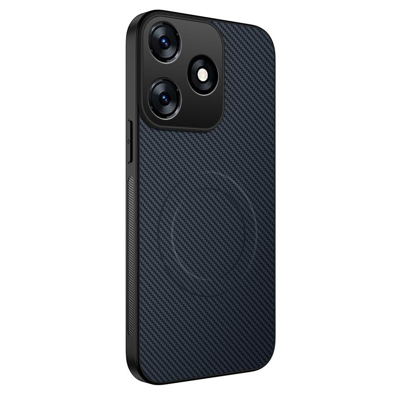 Für Tecno Spark 20 Pro Premium Kohlefaser Magnetische Hülle Für Tecno Spark 10 Pro Plus Weiche Kabellose Lade Handyhülle Spark 20C