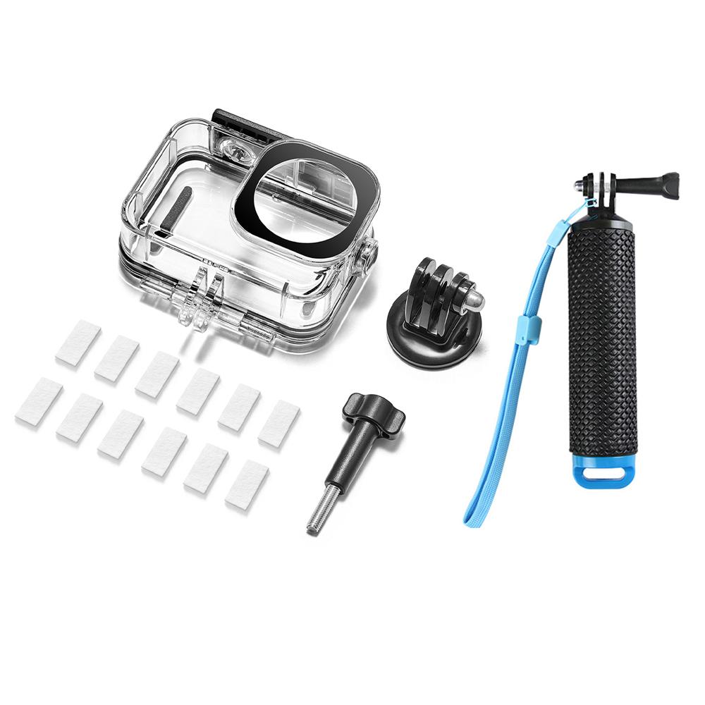 Flymile 60M Waterproof Case Underwater Diving Housing Protective Cover for DJI OSMO Action 6 Accessories With Buoyancy Stick