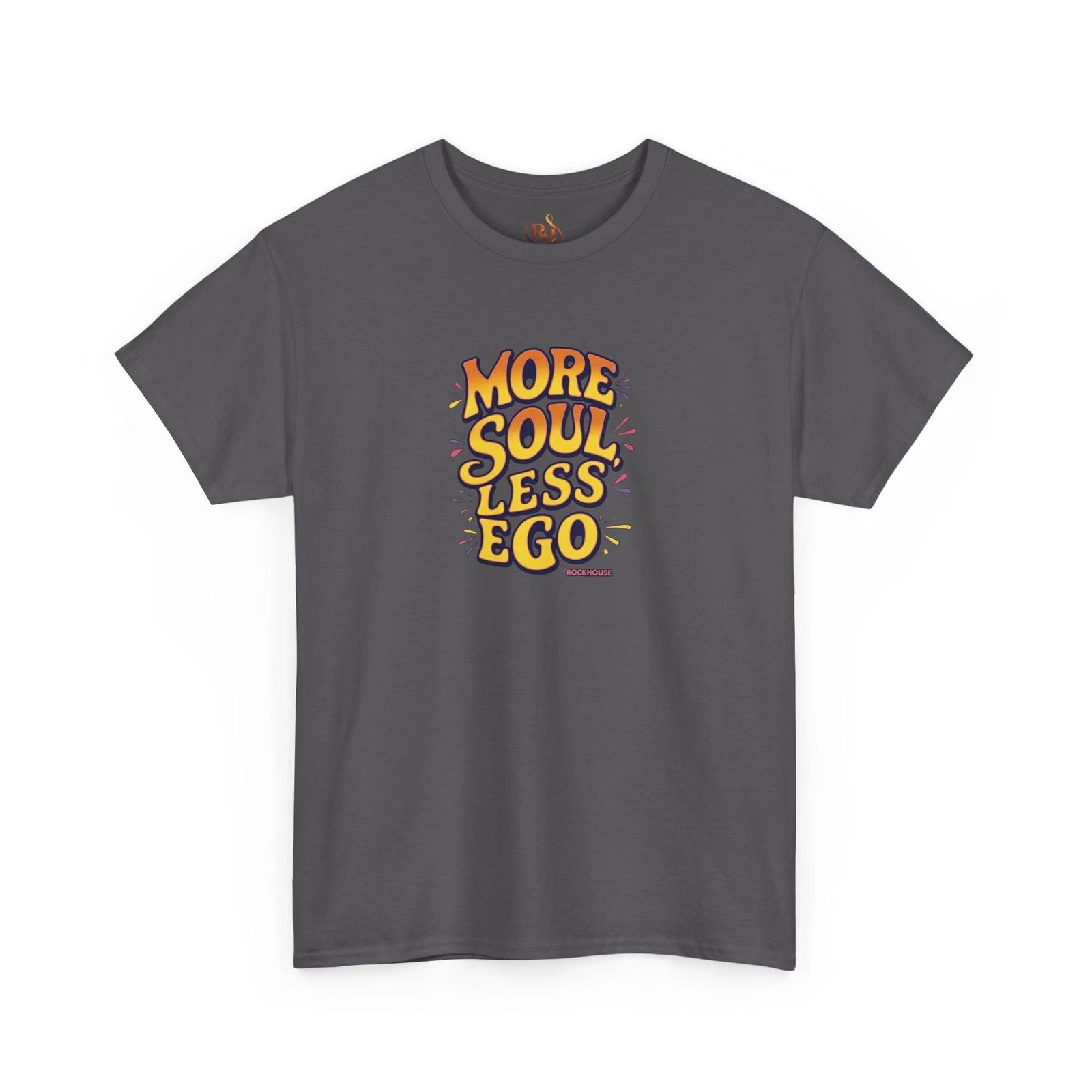 More Soul Less Ego Tee, Unisex T-Shirt for Self-Love, Inspiring Quote, Vintage M
