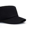 Men's Cotton Cap Solid Color Flat Cap Outdoor Sports Cap Sunscreen Cap