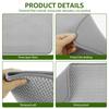 2Pcs Thicken Microfiber Dish Drying Mat Quick Dry Absorbent Dish Drainer Tableware Drying Pads for Kitchen Counter Under Sink
