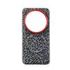 Magnetische Zuigtelefoonhoesje voor Honor Magic 8 Pro Geometrische Graffiti Geschilderde Lederen Cover voor Honor Magic 7 Pro 7RSR Harde Schaal