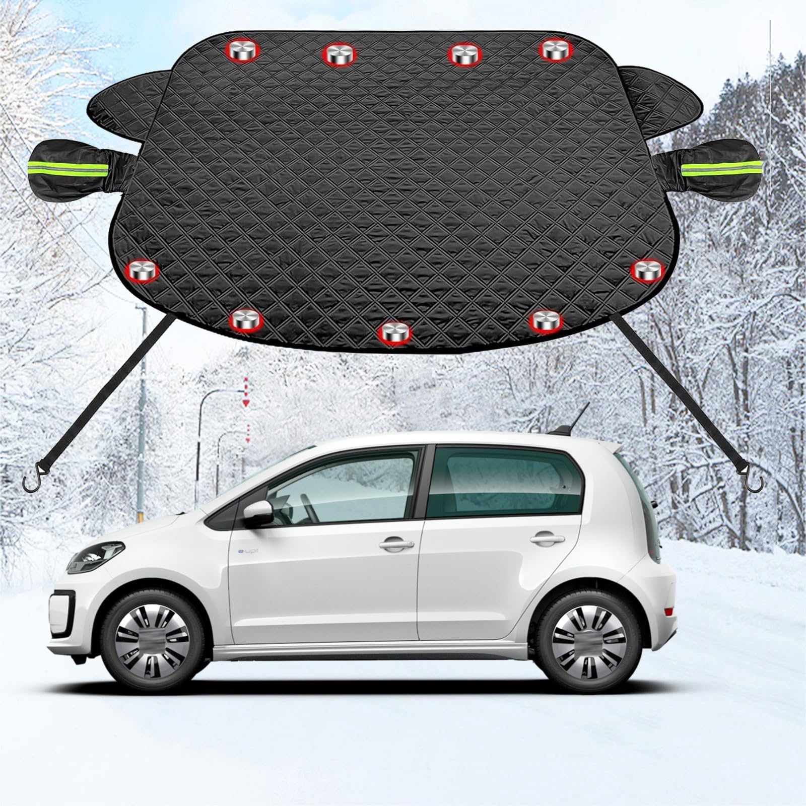 

Car windshield anti-freeze sheet suitable for Volkswagen Up! Car front One size чёрный