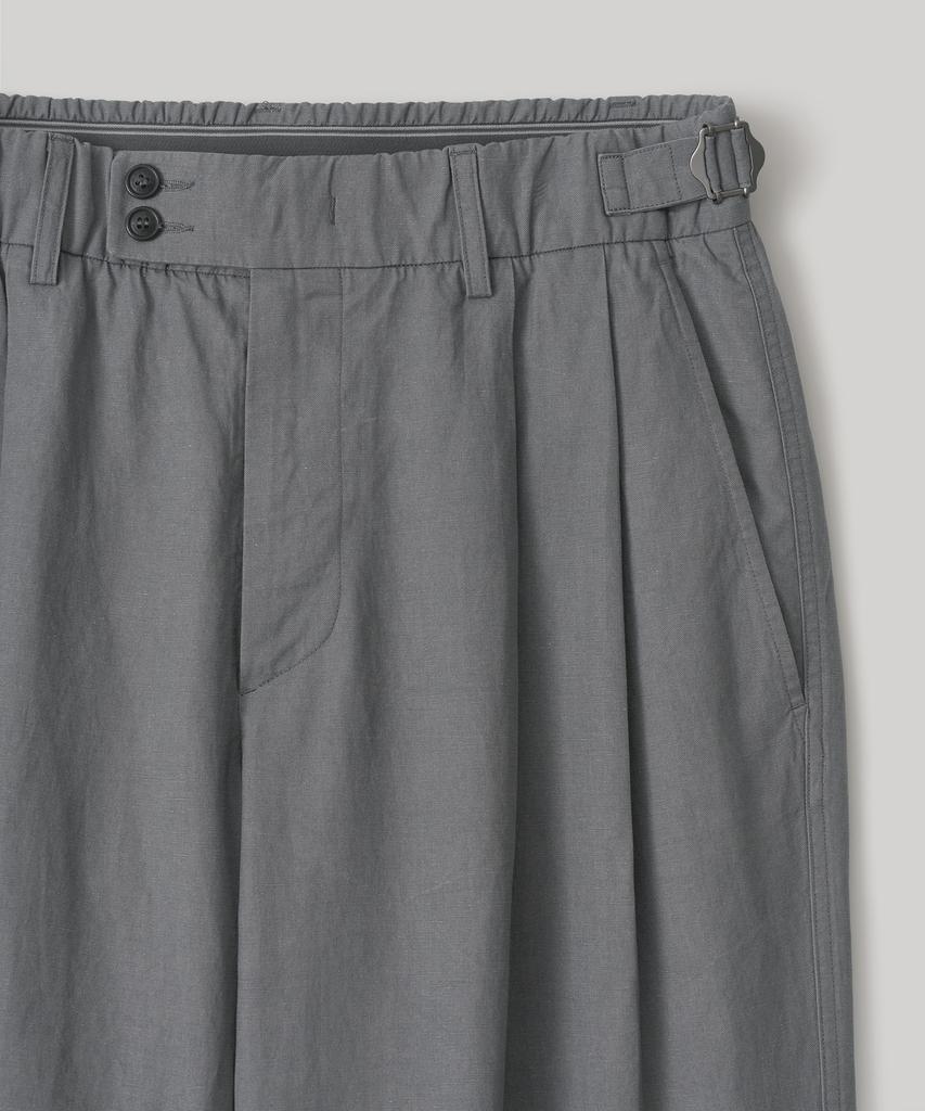 ANOTHER OFFICE Santiago Linen Pants Flexible (Gray)