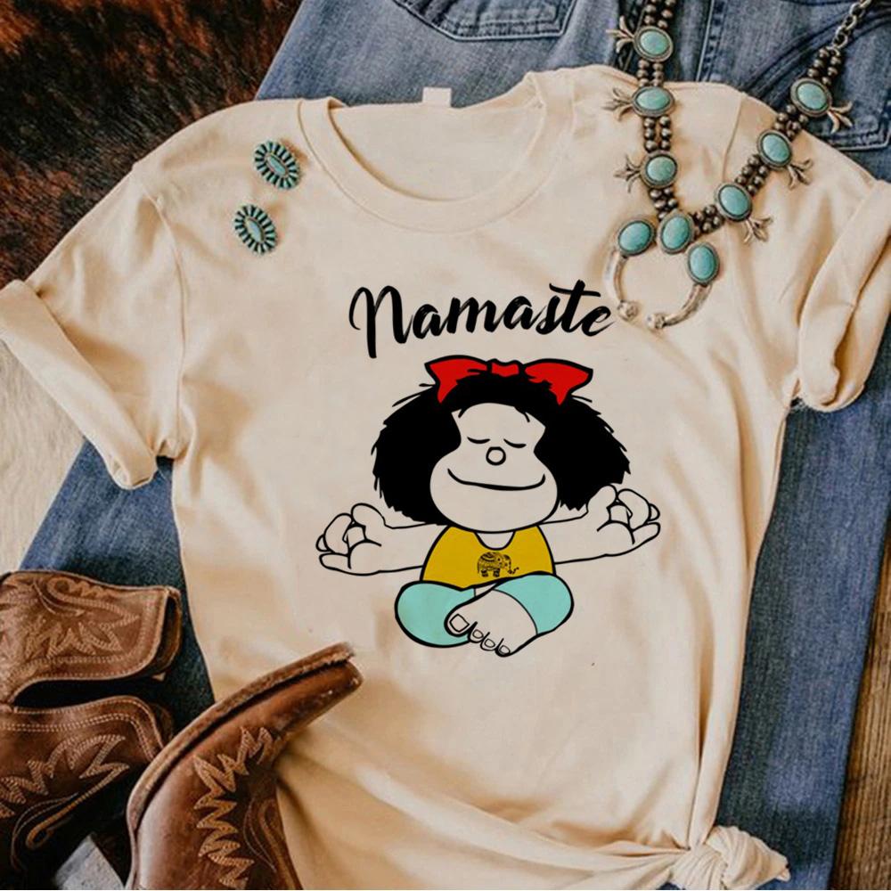 Mafalda tshirts Women Y2K comic graphic t shirt girl designer anime clothing S