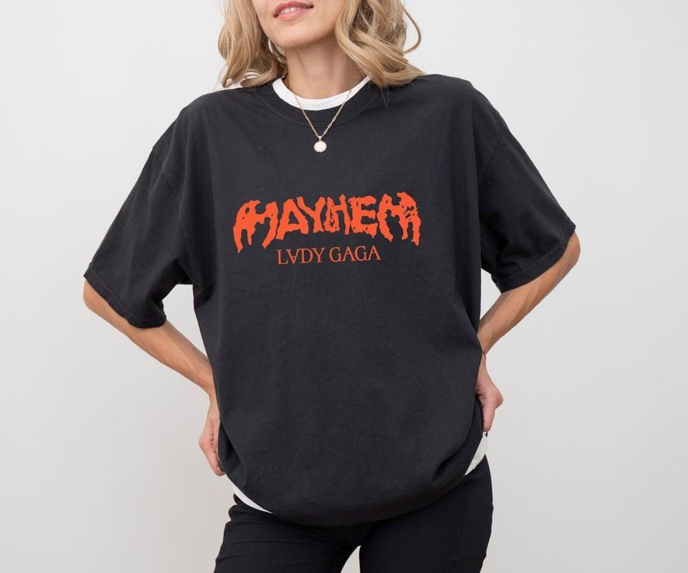 Футболка Lady Gaga The Mayhem Ball Tour 2025, Q19 Футболка для семьи и фанатов, Унисекс XXXL