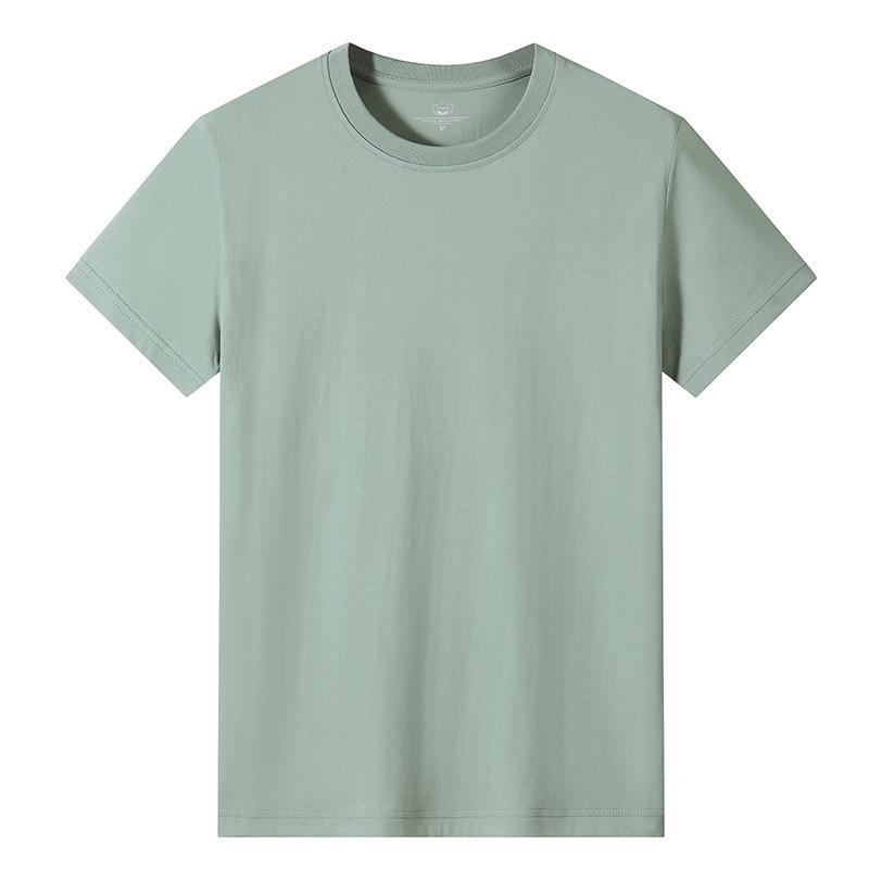 Men's Summer Casual Comfortable T-shirt Quick Drying Short Sleeved Round Neck Sports Training T-shirt Men's Solid Color Breathable Running Top