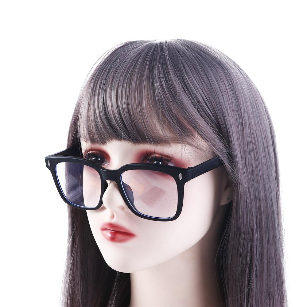 Black Transparent Korean Computer Eyewear Women Eyeglasses Black Frame Eyeglasses Fake Glasses