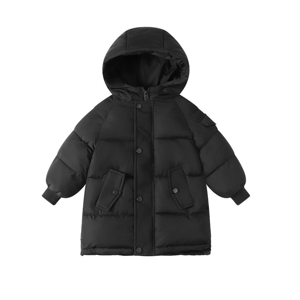 Children's Casual Down Cotton Thick Cotton-padded Jacket for Boys and Girls Autumn and Winter