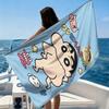 Shin-chan Japanese Animation Beach Towel Quick-drying Suitable for Yoga Gym Pool Beach Summer Funny Gift for Friends And Family